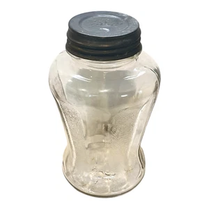 Barattolo vintage 1 quarto SPEAS U SAVIT con coperchio a sfera di zinco - Foto 1 di 4