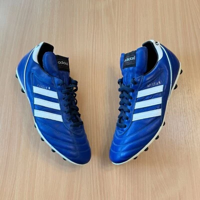 Scarpe da calcio Adidas Kaiser 5 Liga FG 2014 in pelle Germania tacchetti US10,5 - Immagine 1 di 4