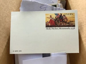 US Scott Stamp #UX77, 10 Cent Molly Pitcher Monmouth 1778 Post Card - Picture 1 of 1