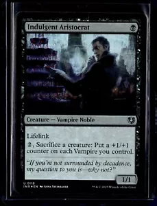 Aristocratico Indulgente - 118 - Foil - INR - NM - MTG Magic the Gathering - Foto 1 di 1