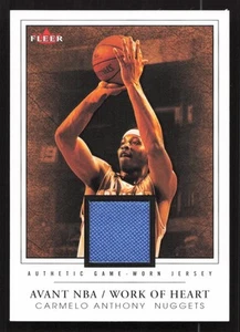 2003-04 Fleer Avant Carmelo Anthony Work of Heart Jerseys #/300 #WH/CA Relic - Picture 1 of 2