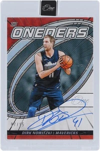 Dirk Nowitzki Dallas Mavericks Signed 2023-24 Panini One & One TOS-DNW 7/15 Card - Picture 1 of 2
