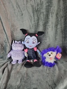 Disney Junior Vampirina 13" Plush Soft Toy, Gregoria, Wolfie, Bundle - Picture 1 of 9