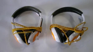 *Posten von 20* AVID AE-36 weiß/orange Kopfhörer Noise Cancelling Mikrofon (B1998) - Bild 1 von 3