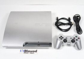 SONY PlayStation 3 PS3 CECH-2500A satin silver Console 160GB Good Condition F/S
