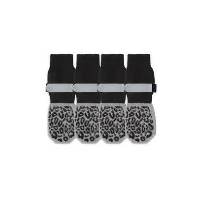 Calcetines antideslizantes para perros 4 piezas - protectores de patas ajustables para interiores, lavables y tejidos Foto 1 de 4