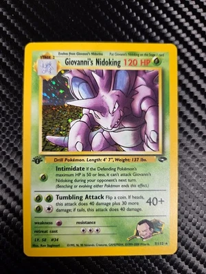 Giovanni's Nidoking 1st Edition Holofoil Gym Challenge 7/132 - Image 1 of 2