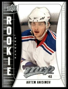 Artem Anisimov #314 Rookie 2009-10 Upper Deck MVP New York Rangers - Afbeelding 1 van 2