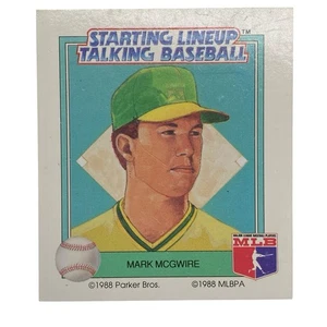 Mark McGwire 1988 Parker Bros. Starting Lineup #13 - Picture 1 of 2