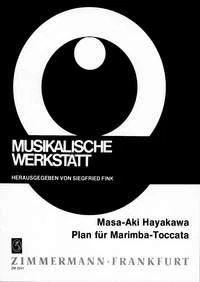 Plan - Toccata Masaaki Hayakawa Book [Softcover] Marimba Musikverlag Zimmermann - Image 1 of 3