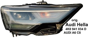 Orig. LED Scheinwerfer Rechts passend für Audi A6 C8  4K0941034D Headlight Hella - Bild 1 von 12