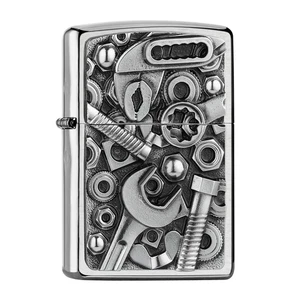 Original Zippo Windproof Screw & Tools 3D Metal Refillable Lighter | USA Made - Picture 1 of 6