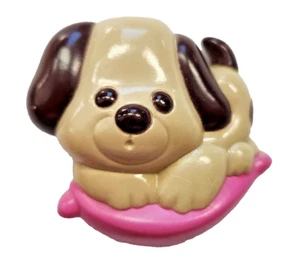 Avon FRAGRANCE GLACE Pin PUPPY LOVE Vintage 1974 Solid Perfume ~ FULL - Picture 1 of 5