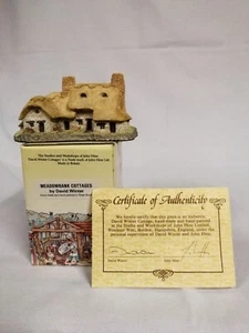 David Winter " MEADOWBANK COTTAGE " handgefertigtes Sammlerstück Cottage Ornament. - Bild 1 von 6