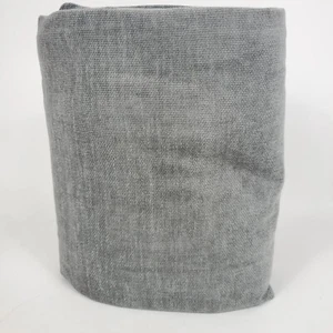 1 West Elm Worn Velvet Curtain Drape panel Metal 48 x 108 Unlined NWOT - Picture 1 of 6