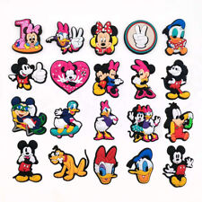  20Pcs Mickey Minnie Mouse Shoe Charms Bundle Set Shoes Decorations Party Gift