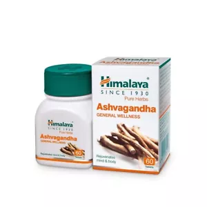 Himalaya Ashwagandha Ashvagandha Bienestar General e Inmunidad 60 PESTAÑAS ENVÍO GRATUITO - Imagen 1 de 8