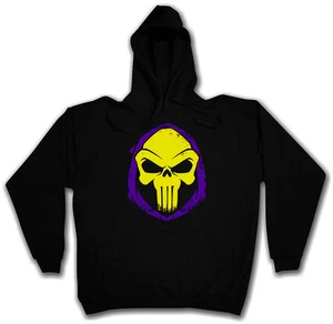 PUNISHOR HOODED SWEATSHIRT HOODIE Masters Punisher of the Skeletor MOTU Universe - Picture 1 of 2