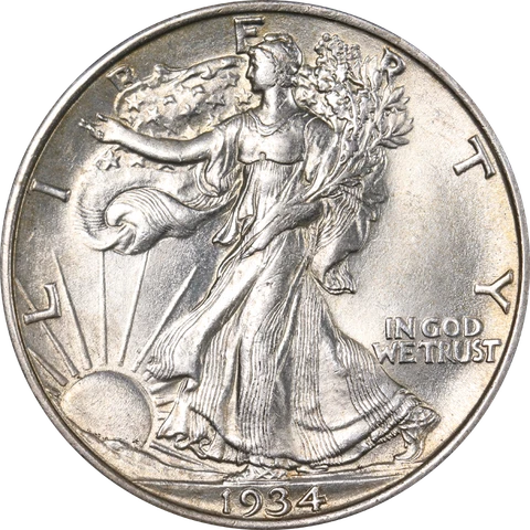 1934-P Walking Liberty Half Great Deals From The Executive Coin Company Cover