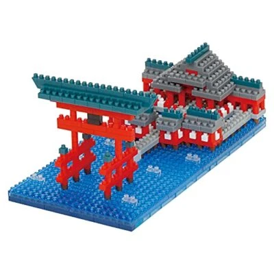 nb ITSUKUSHIMA SHRINE NBH_222 Block Building Toy w/ Tracking NEW - Image 1 of 4