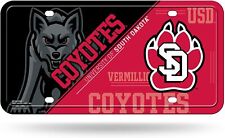 University of South Dakota Coyotes Metal Auto Tag License Plate, Split...