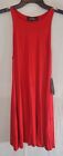 *Lulus Women?S Red Small A-Line Tank Dress New With Tags