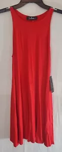 *Lulus Women’s Red Small A-Line Tank Dress New With Tags - Picture 1 of 3