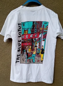 The Adventures of Tin Tin The Blue Lotus Vintage t-shirt sz M - Picture 1 of 7