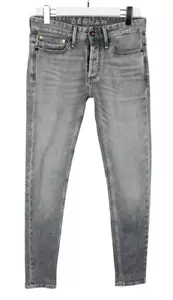 Denham Bolt Skinny Fit Herrenjeans W30/L32 Schnurrhaare Neu Stretch Denim Grau - Bild 1 von 10