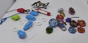 Lote Mixto Beyblades Bay Blades Metal Plástico Lanzadores Ripcords # - Imagen 1 de 12