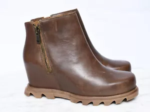 Sorel Joan of Arctic Wedge III Chelsea wasserdichte Damen-Stiefeletten mit Reißverschluss Gr. 8 - Bild 1 von 12