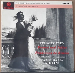 COLUMBIA 33CX 1840 UK ED 1 TCHAIKOVSKY - ROMEO & JULIET GIULINI PHILHARMONIA - Foto 1 di 3