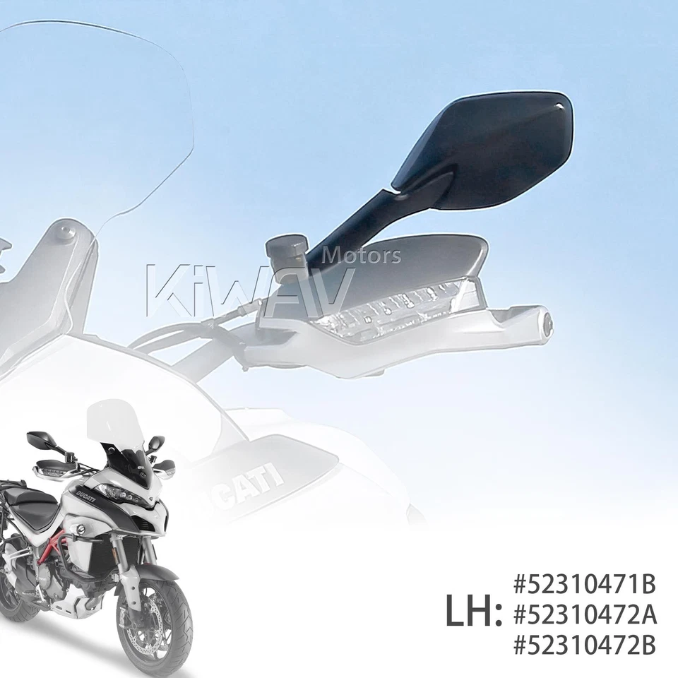 Espejo retrovisor de repuesto de repuesto para Ducati Multistrada 1200 2015-2017 Foto 1 de 4