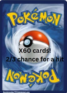 Pokémon Battle Deck Mystery 60 Cards Authentic Code cards, energies, and rares! - Picture 1 of 2