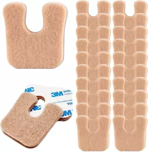 24PCS U Shaped Felt Callus Pads Metatarsal Pads Forefoot Pads Pain Relief Adhesi - Picture 1 of 12