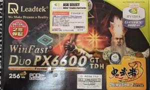 Extremely Rare Leadtek Winfast Duo PX6600GT TDH Dual GPU SLI Graphics Card - Picture 1 of 9