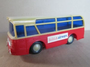 617 Antique Plastic TAT Hong Kong Bus British Airways Toy - Picture 1 of 6