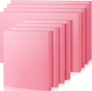 8 Pcs Pink Insulation Foam, Thick Insulating XPS Foam Board Rectangles Foam Shee - Picture 1 of 3