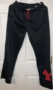 Under Armour Youth Sweatpants Loose Coupe Lache Storm YLG/JG/G - Picture 1 of 3