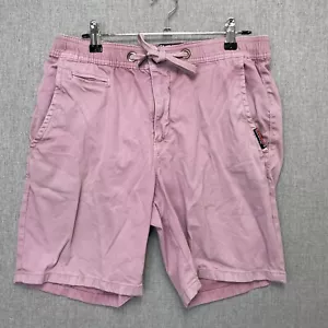 Superdry Shorts Mens Size 32 W Pink Chino Faded Pockets 4314 - Picture 1 of 14