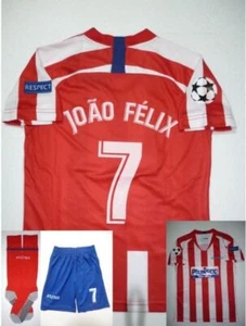 João Félix kids Atlético Uniform top bottom socks set new with tag - Picture 1 of 10
