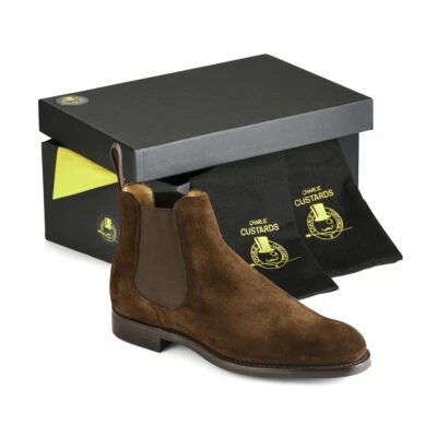 José Cheaney para Charlie Custards Zapatos Hombre Clásico Chelsea Botas - Imagen 1 de 4