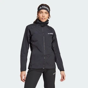 Adidas Women's L Xperior Terrex Rain.RDY Hybrid Hiking Jacket HN2910 MSRP $280 - Picture 1 of 15