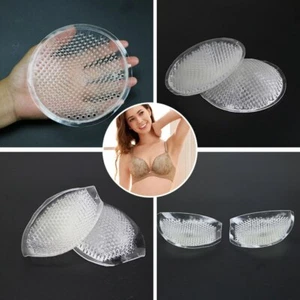 Women Underwear Silicone Bra Inserts Pads Soft Big Full Cup Push Up Breast Enhan - Picture 1 of 11