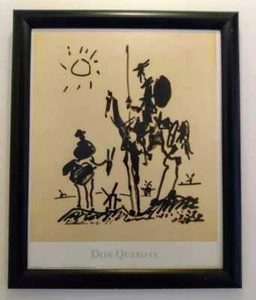 PICASSO _ DON QUIJOTE , ART PRINT 19.68 BY 15.74 INCHES - Picture 1 of 3