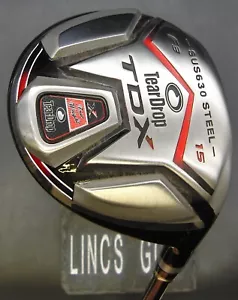 Tear Drop TDX 15° 3 Wood Stiff Graphite Shaft Tear Drop Grip - Picture 1 of 6