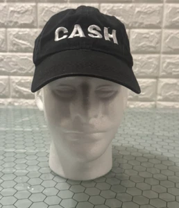 JOHNNY CASH MÜTZE KAPPE GRÖSSE ONE SIZE SCHWARZ THE JOHNNY CASH MUSEUM VERSTELLBARER RIEMEN - Bild 1 von 7