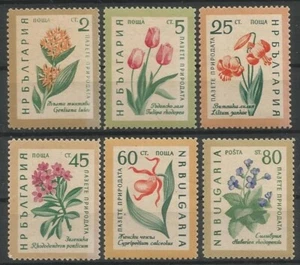 Bulgaria 1960 ☀ Flora Flowers 6v Scott #1107/12 ☀ MNH** - Picture 1 of 1