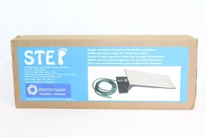 Step Stabile Versilberte Fussplatte Für Wellnessprodukte Neu Rechnung MwSt - Picture 1 of 3