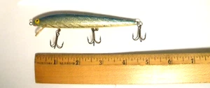 Vtg Rebel 4 1/2" Silver Blue Back Preowned - Picture 1 of 3